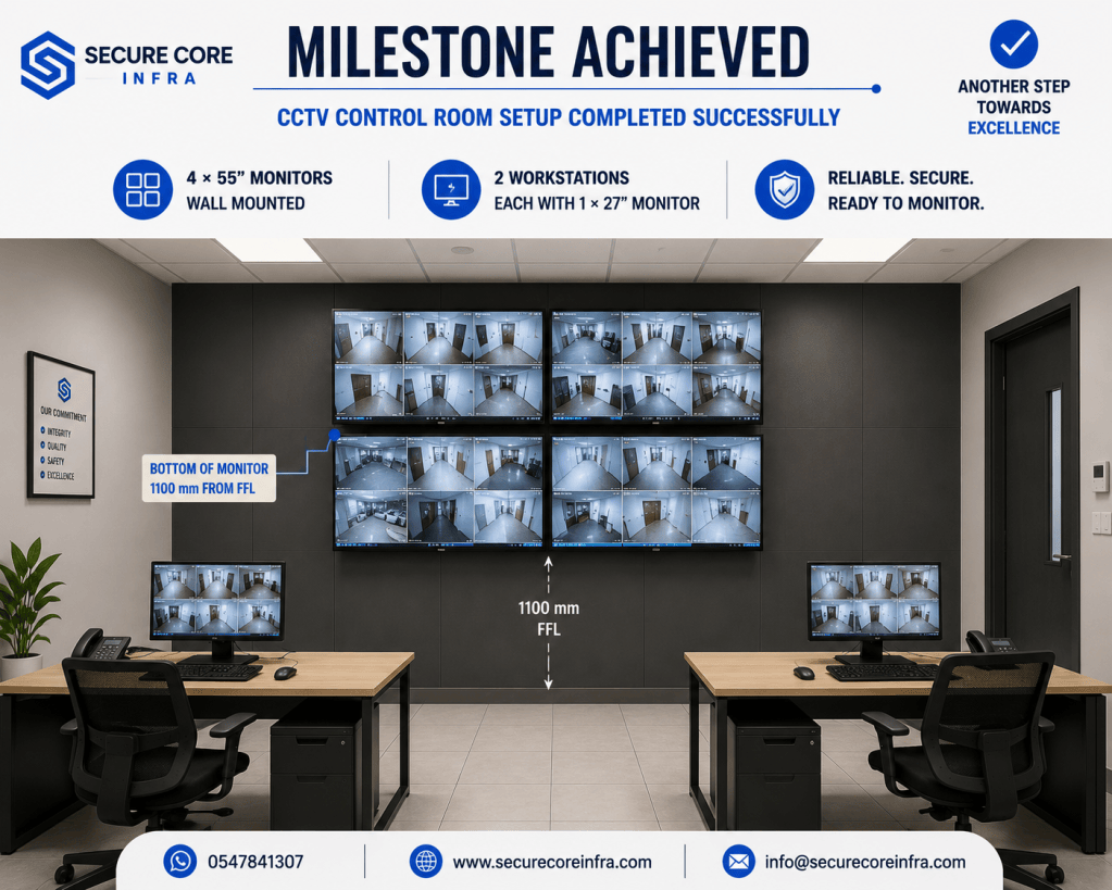 CCTV & ACS Control Room - SecureCore Infra